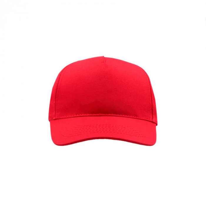 Бейсболка "START FIVE", 5 клиньев, застежка на липучке, красный, 100% хлопок, плотность 160 г/м2