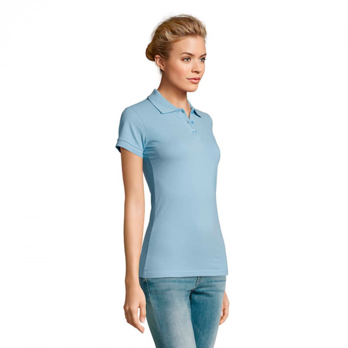 Поло "Perfect Women", голубой_XL, 100% х/б, 180г/м2