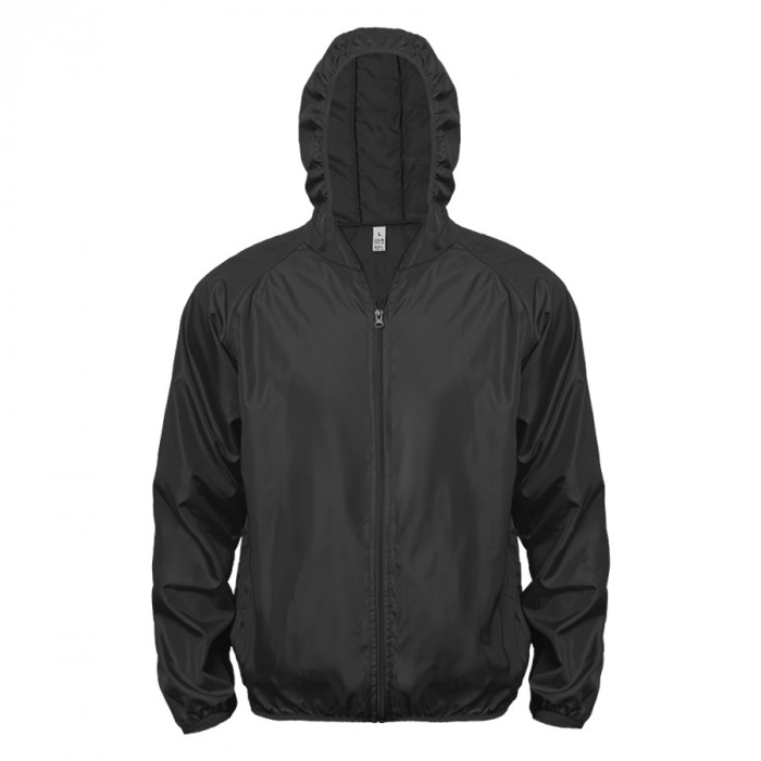 Ветровка мужская COLIN, черный, 2XL,  100% полиэстер, плотность 280Т.