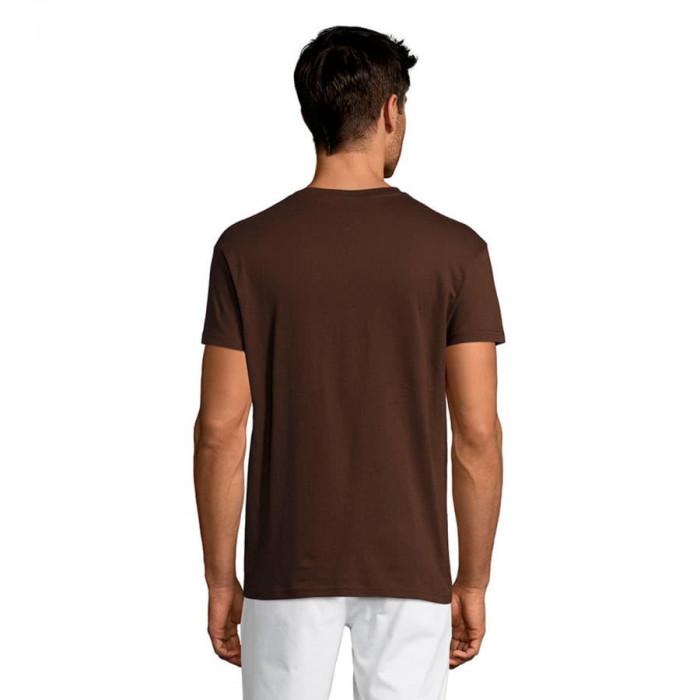 Футболка мужская REGENT, шоколадный_2XL, 100% х/б, 150 г/м2