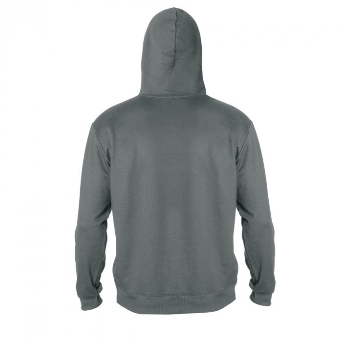 Толстовка мужская на молнии с капюшоном EVEREST, темн-сер, 2XL, 50 % хлопок, 50% полиэстер, 260 г/м2