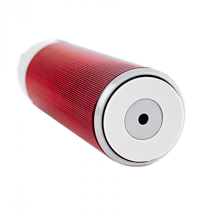 Bluetooth колонка с зарядным устройством(2000mAh) и моноподом "Turbo Tube",красный с серым,18х5,5х5,3 Bluetooth колонка с зарядным устройством(2000mAh) и моноподом "Turbo Tube",красный с серым,18х5,5х5,3