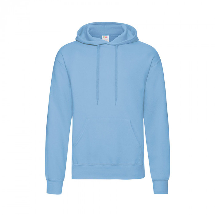 Толстовка мужская "Hooded Sweat", небесно-голубой_XL, 80% х/б, 20% п/э, 280 г/м2