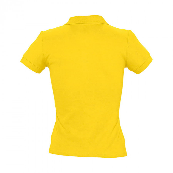Поло "People" солнечно-желтый_S, 100% х/б, 210г/м2