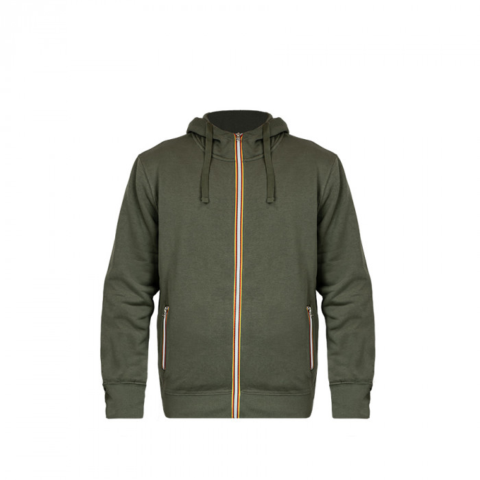 Толстовка мужская "LAS VEGAS MAN", зеленый, 2XL, 65% полиэстер, 35% хлопок, 280 г/м2