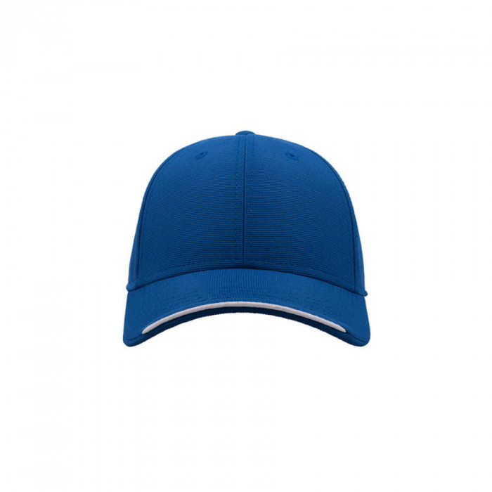 Бейсболка "ESTORIL", 6 клиньев, застежка на липучке, синий, 100% полиэстер, 150 г/м2