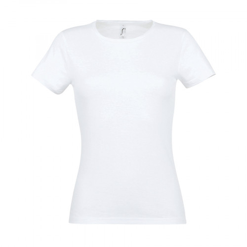 Футболка "Miss", белый_2XL, 100% х/б, 150 г/м2