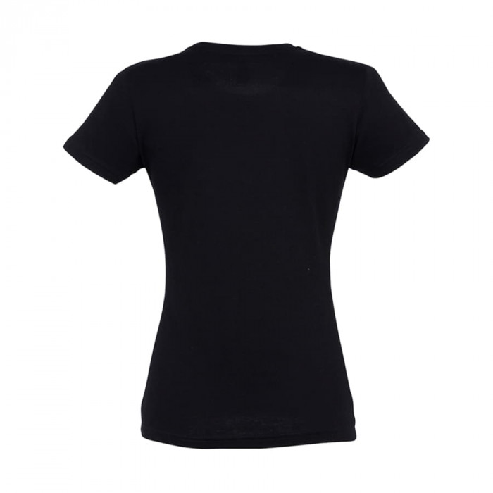 Футболка женская IMPERIAL WOMEN, глубокий черный, XXL, 100% хлопок, 190 г/м2