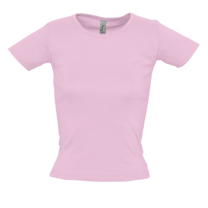 Футболка "Lady O", розовая_XL, 100% х/б, 220 г/м2