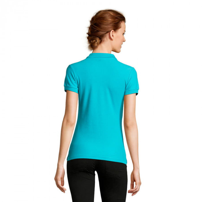 Поло "People", бирюзовый_2XL, 100% х/б, 210г/м2