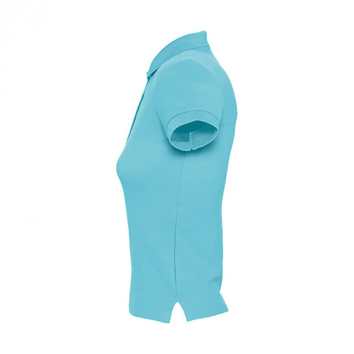 Поло "People", бирюзовый_2XL, 100% х/б, 210г/м2