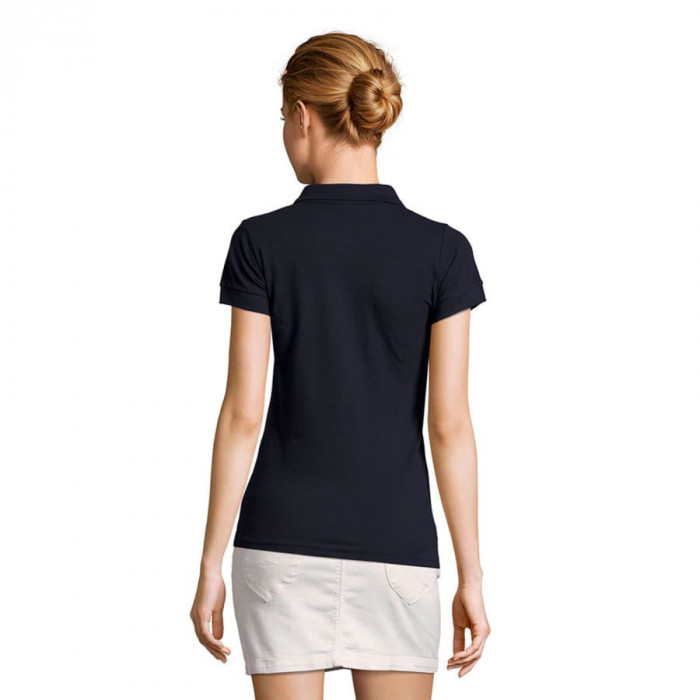 Поло "Portland Women", темно-синий, серый_XL, 100% х/б, 200г/м2