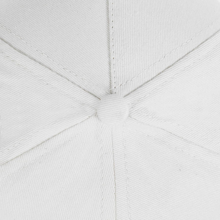 Бейсболка "Light", 5 клиньев,  застежка на липучке, белый, 100% хлопок, плотность 150 г/м2