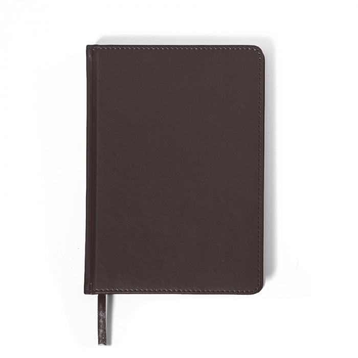 Ежедневник недатированный Anderson, А5, темно-коричневый, белый блок