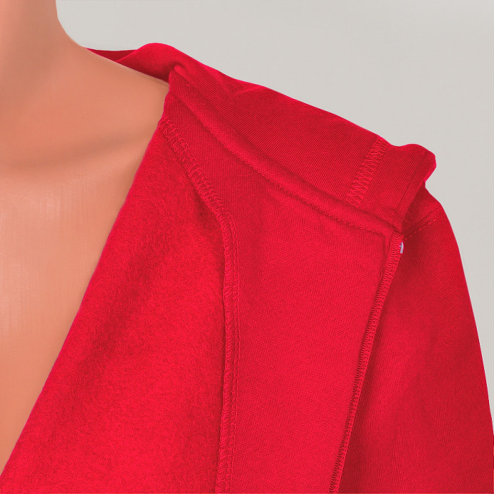 Толстовка "Seven Men", красный_S, 50% хлопок, 50% полиэстер, 280м/г2