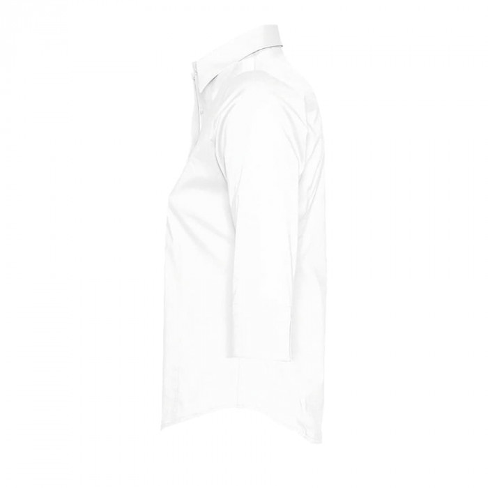 Рубашка женская "Effect", белый_XS, 97% х/б, 3% п/э, 140г/м2