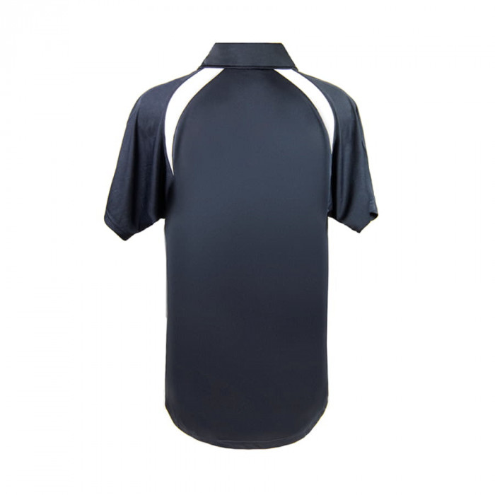Поло "Palladium", темно-синий с белым_2XL, 100% полиэстер, 140 г/м2