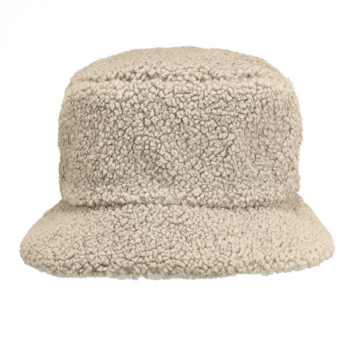 Панама женская BUCKET 2IN1, хаки/бежевый, M/L, 100% полиэстер, подкл шерпа 100% полиэстер, 420 г/м2