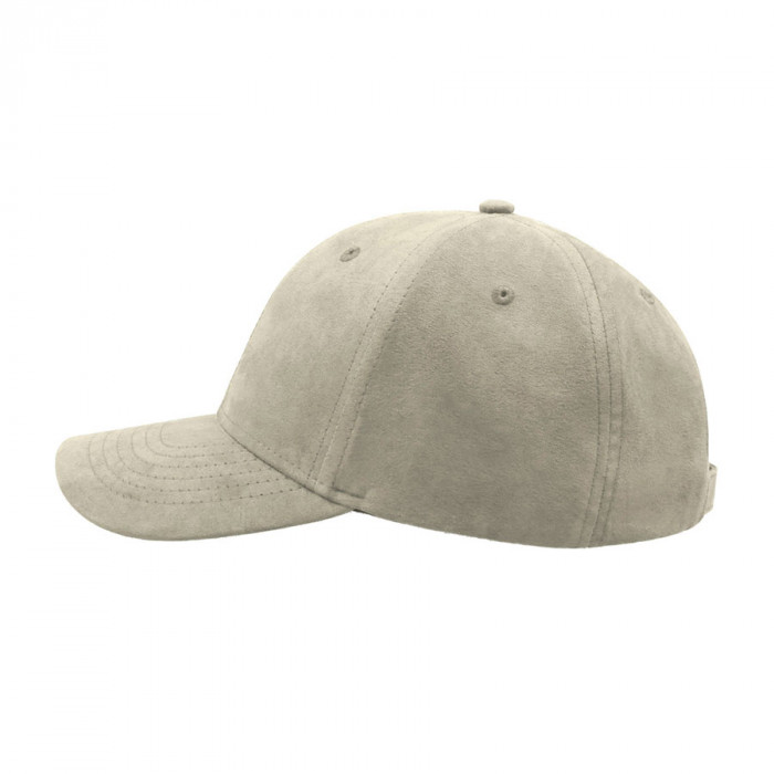 Бейсболка "FAM", 6 клиньев, металлическая застежка, натуральный, 20% хлопок, 80% полиэстер, 130 г/м2