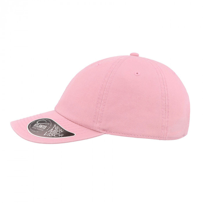 Бейсболка "DAD HAT", 6 клиньев, металлическая застежка, розовый, 100% хлопок, 280 г/м2