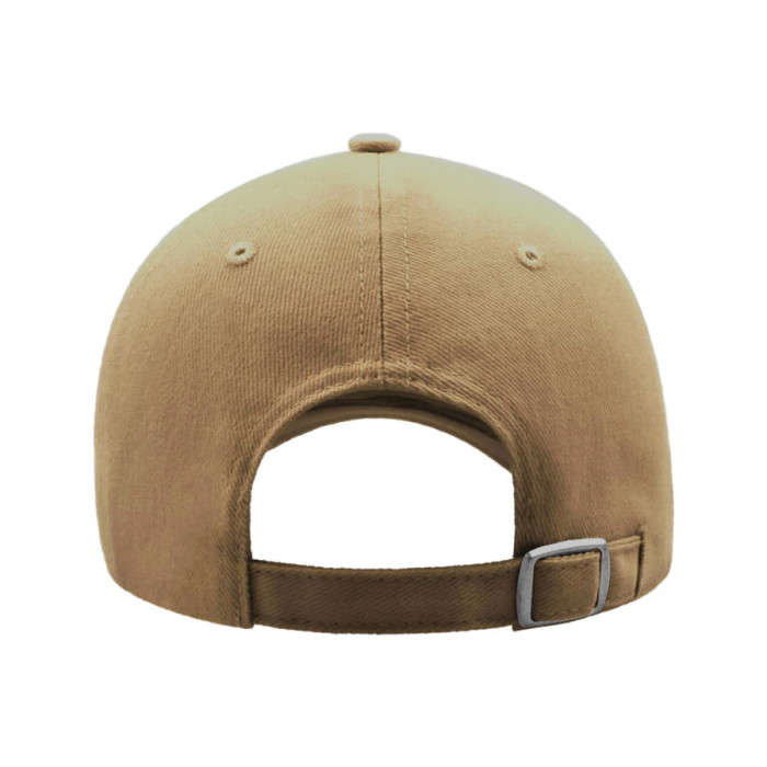 Бейсболка "LIBERTY SANDWICH",6 клиньев,сэндвич,металлич.застежка,бежевый с т.с,100% хлопок,250 г/м2