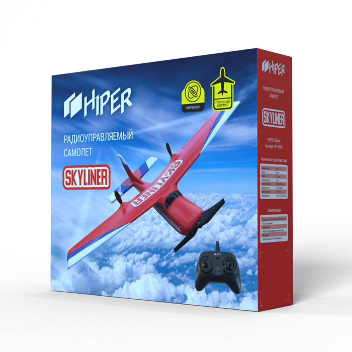 Самолет радиоуправлемый HIPER SKYLINER, белый