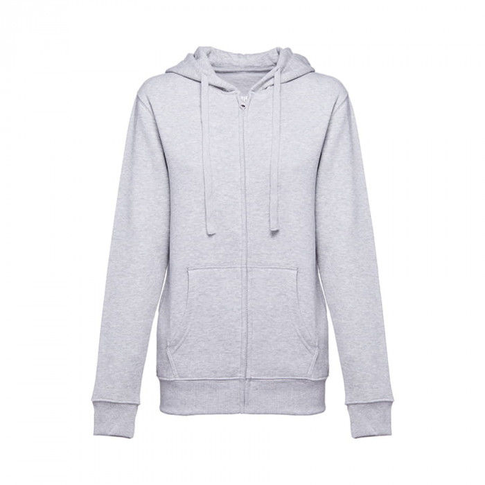 Толстовка женская с капюшоном AMSTERDAM WOMEN, серый меланж, M, 50% хлопок, 50% полиэстер, 320 г/м2