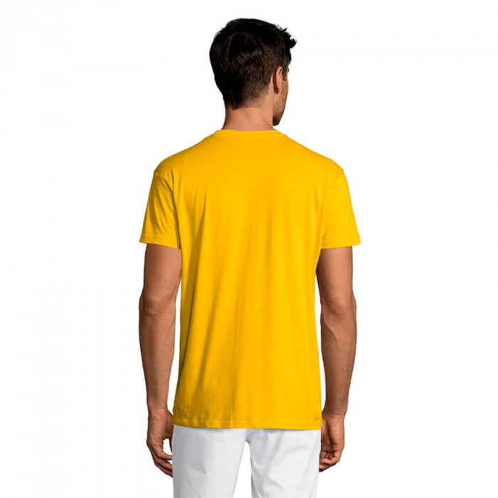 Футболка мужская REGENT желтый, 2XL, 100% хлопок, 150г/м2