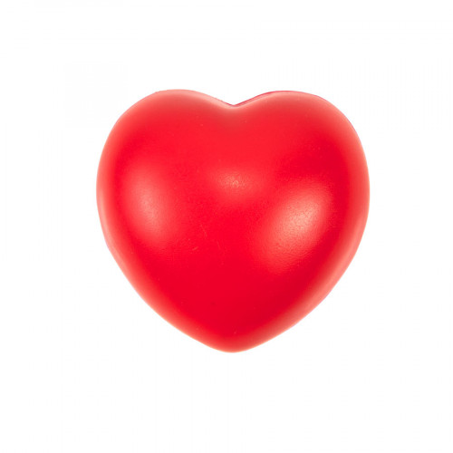 Антистресс  "Сердце", красный, 7,2 х 7 х 5,1 см, вспененный каучук,