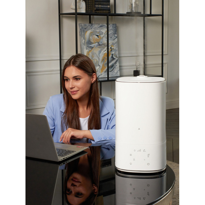 Увлажнитель воздуха ACCESSTYLE ALPINE 6DS, белый, пластик