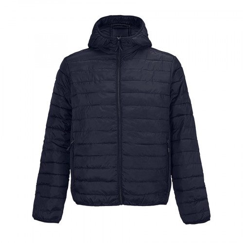 Куртка мужская "STREAM HOODED", тёмно-синий, S, таффета 280 Т, 100% полиэстер