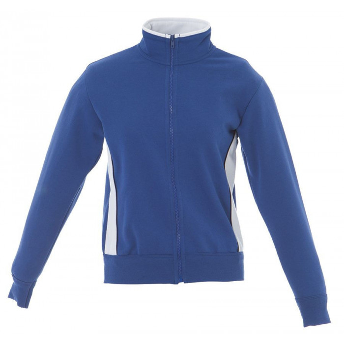 Толстовка мужская "CAGLIARI", ярко-синий, белый_ XXL, 80% хлопок, 20% п/э, 280г/м2