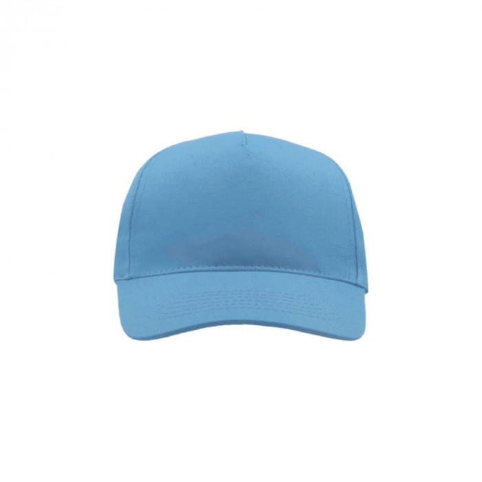Бейсболка детская "KID START FIVE", 5 клиньев, застежка на липучке, голубой, 100% хлопок, 160 г/м2