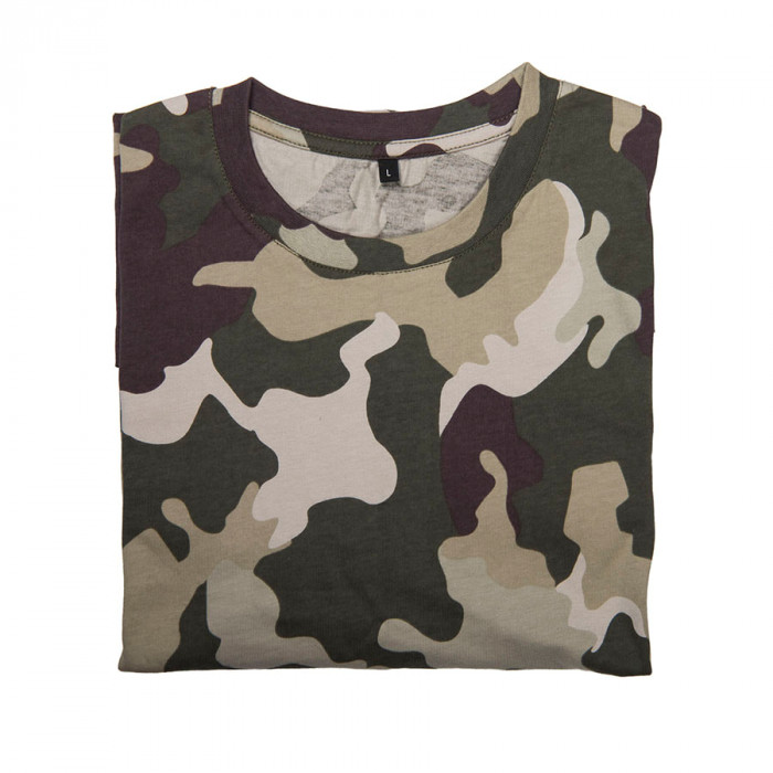 Футболка бесшовная "Start", камуфляж_2XL,  100% х/б, 150 г/м2