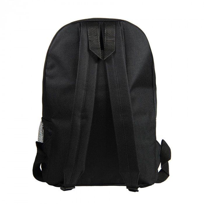 Рюкзак "Town", черный с красными молниями, 28х38х12 см, полиэстер 600D