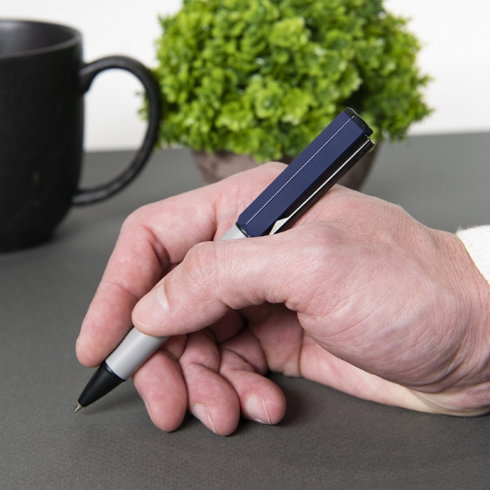 BRO, ручка шариковая, оранжевый, металл, пластик