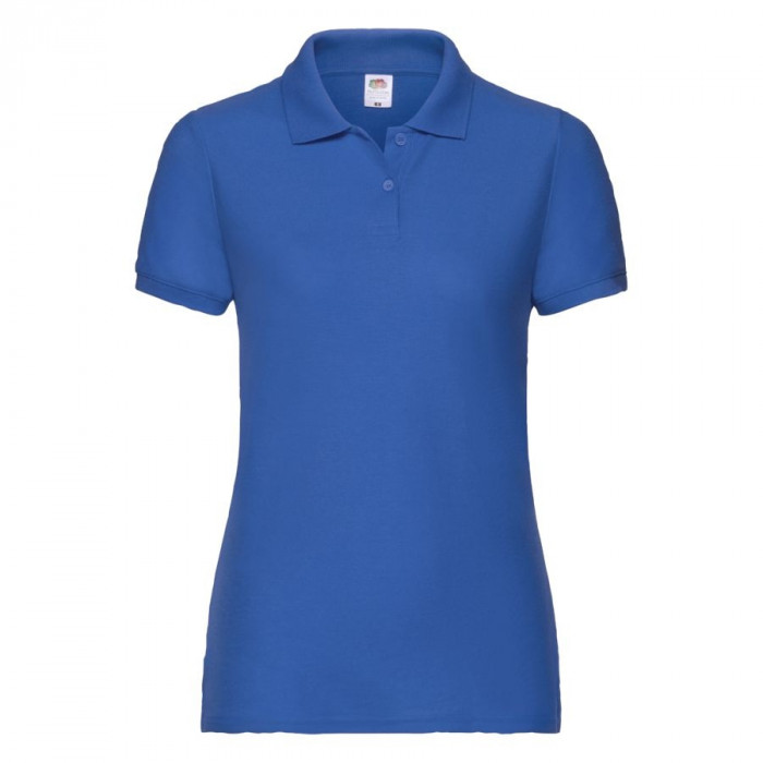 Поло "Lady-Fit 65/35 Polo", ярко-синий_L, 65% п/э, 35% х/б, 180 г/м2