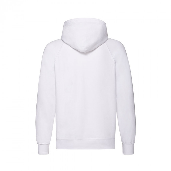 Толстовка без начеса "Lightweight Hooded Sweat",  белый, M, 80% х/б 20% полиэстер, 240 г/м2