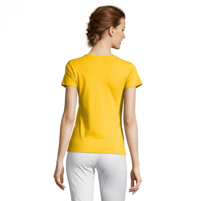 Футболка "Miss", солнечно-желтый_L, 100% х/б, 150 г/м2