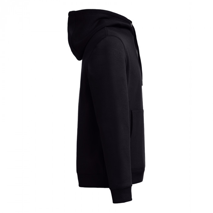 Толстовка мужская с капюшоном KARACHI, черный, XL, 80% хлопок, 20% полиэстер, плотность 280 г/м2