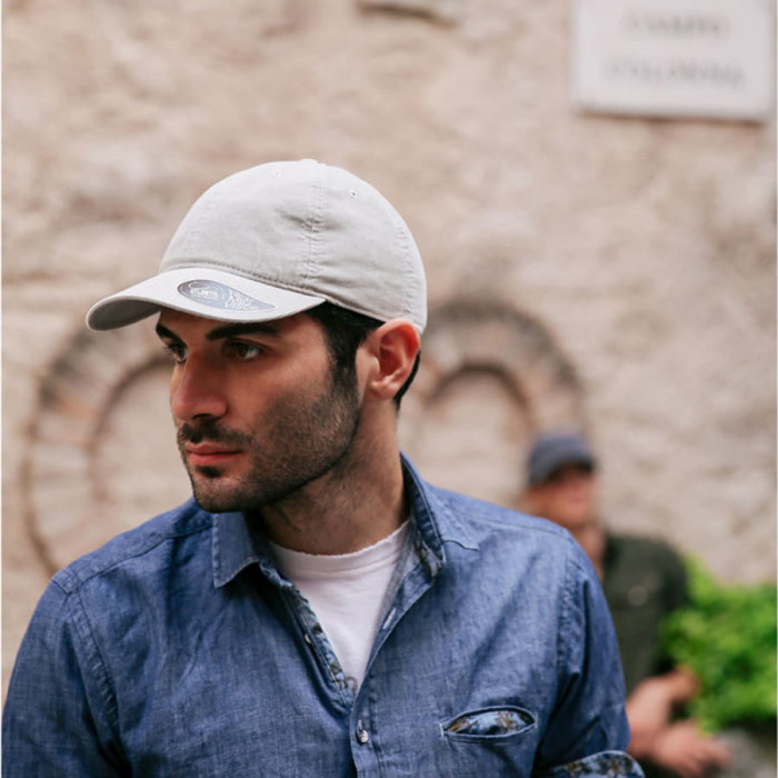 Бейсболка "CREEP", 6 клиньев, металлическая застежка, бежевый, 100% хлопок, 270 г/м2