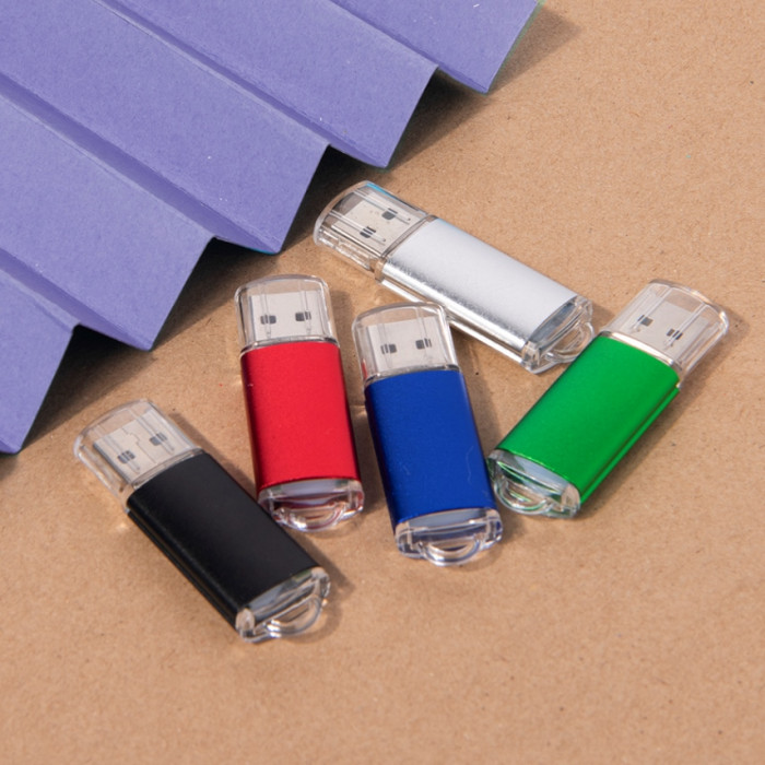 USB flash-карта "Assorti" (16Гб), серебристая, 5,8х1,7х0,8, металл