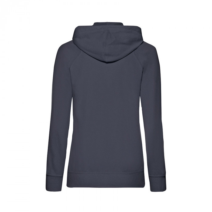 Толстовка без начеса "Ladies Lightweight Hooded Sweat", темно-синий, XL, 80% х/б 20% полиэстер, 240