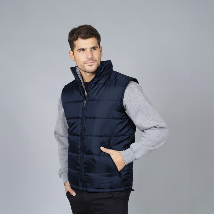 Жилет мужской "NEW SHANGHAI", тёмно-синий_2XL, 100% полиэстер, 180 г/м2