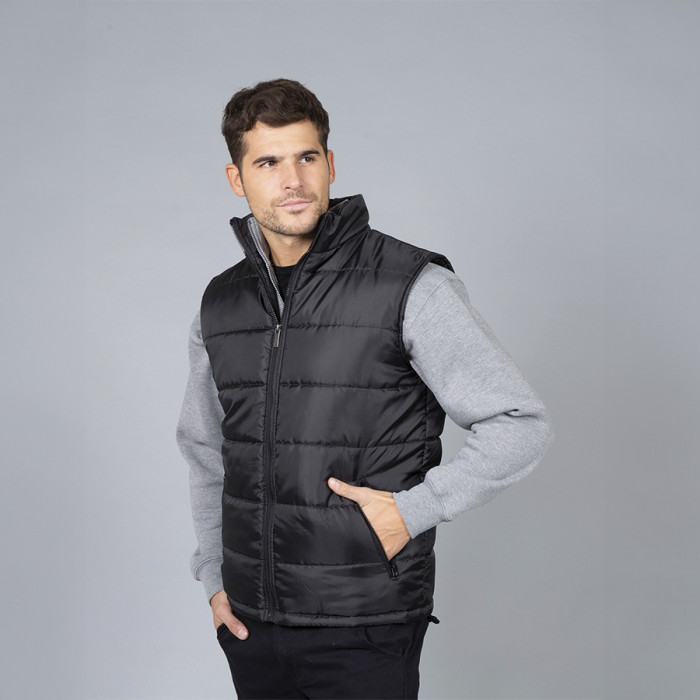 Жилет мужской "NEW SHANGHAI", чёрный, 3XL, 100% полиэстер, 180 г/м2 Жилет мужской "NEW SHANGHAI", чёрный, 3XL, 100% полиэстер, 180 г/м2