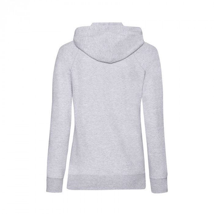 Толстовка без начеса "Ladies Lightweight Hooded Sweat", серый, 2XL, 80% х/б 20% полиэстер, 240 г/м2