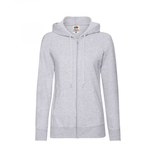 Толстовка без начеса "Ladies Lightweight Hooded Sweat", серый, 2XL, 80% х/б 20% полиэстер, 240 г/м2