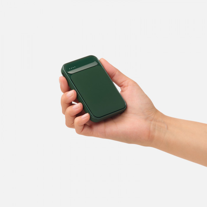 Внешний аккумулятор с подсветкой Старлайт PB (Starlight PB) 5000 mAh, зеленый