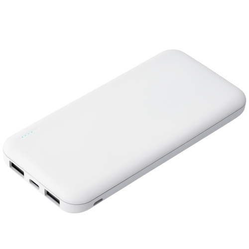 Внешний аккумулятор с подсветкой Люче (Luce) 10000 mAh, белый