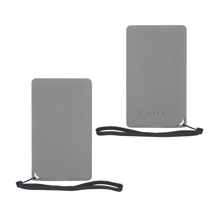 Зарядное устройство "Камень" с покрытием soft grip, 4000 mAh в подарочной коробке, черный #